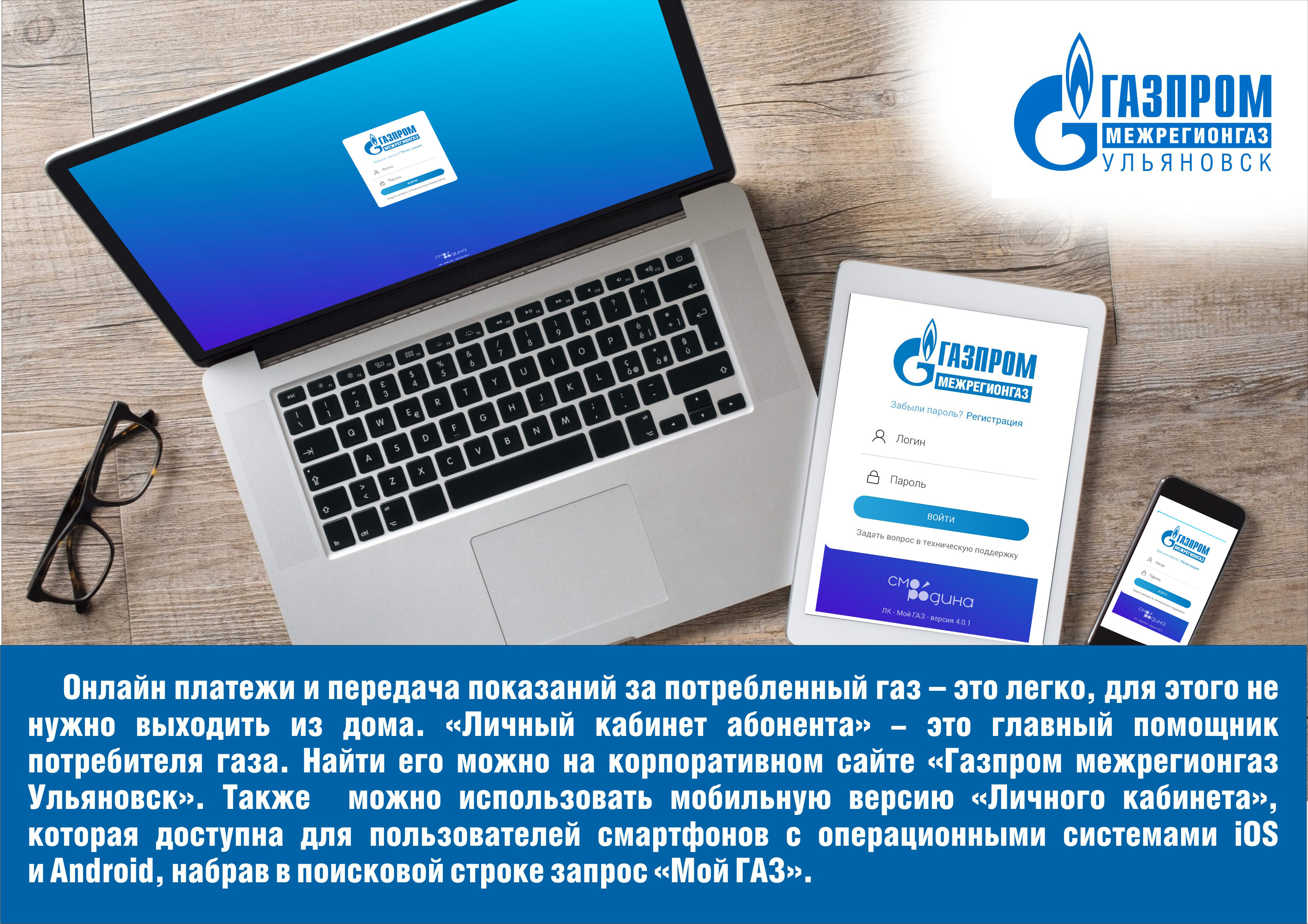 Личный кабинет «Мой газ» Личный кабинет «Мой газ»